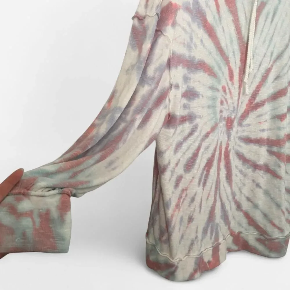 Free People We The Free “Best Catch” Tie Dye Pullover – Cozy Indie Loungecore M